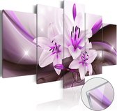 Afbeelding op acrylglas - Violet Desert Lily [Glass].