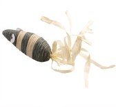 Duvoplus - Speelgoed - Muizen - Rope Grote Muis Met Maiskoorden 20x3,7x3,5cm Grijs