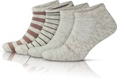 Enkelsokken | Sportsokken | Hardloop sokken | Wandel sokken | Linnen sokken | Comfortabele sokken | Cadeau voor heren | 4 paar