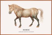 JUNIQE - Poster met kunststof lijst Anselmus Boëtius de Boodt - Horse