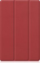 Samsung Tab A8 Case Case Rouge Foncé - Samsung Tab A8 Cover Hardcover Case Rouge Foncé Bookcase