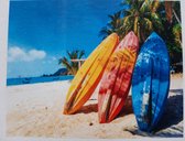 Toi-toys Diamond Painting Kleurrijke Surfplanken 40 X 50 Cm Pp