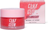 Clay and Glow Lip Scrub Strawberry