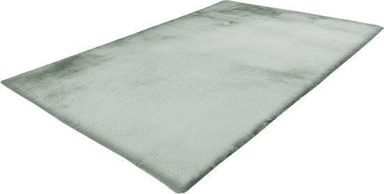 Lalee Heaven - ronde Vloerkleed - Tapijt – Karpet - Hoogpolig - Superzacht - Fluffy - Shiny- Silk look- rabbit- ROND 120x120 cm licht groen