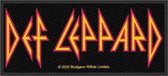 Def Leppard Patch Logo Zwart