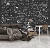 Fotobehang - Science on Chalkboard.