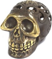 Skull - Metaal - Goud- Vintage - Schedel - Doodshoofd