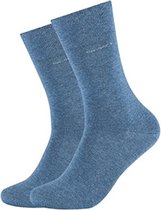 Camano Ca-soft sokken unisex 2 PACK 35/38 L. Jeans mel. Naadloos en zonder knellende elastiek