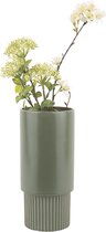 Oneiro Luxe Bloempot PLANTER CERAMIC Ø10X10 CM Wit– hotel chique - binnen ––– accessoires – tuin – decoratie – bloemen – mat – glans – industrieel - droogbloemen - Buiten bloempot