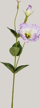 Kunstbloem - Eustoma - Lisianthus - topkwaliteit decoratie - 2 stuks - zijden bloem - Lavendel - 60 cm hoog