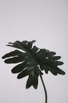 Kunstblad - philo - topkwaliteit decoratie - 2 stuks - zijden tak- Groen - 82 cm hoog