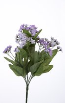 Kunstbloem - vergeet-mij-nietje - topkwaliteit decoratie - 2 stuks - zijden bloem - Paars - 31 cm hoog