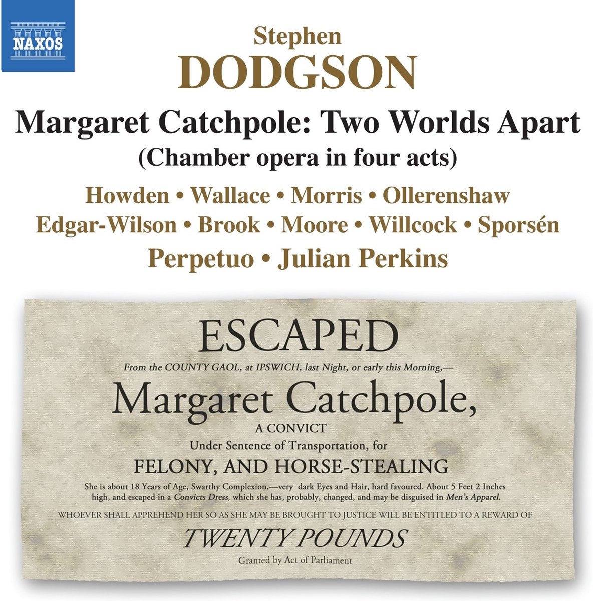 Ensemble Perpetuo, Julian Perkins - Margaret Catchpole: Two Worlds Apart (3 CD)