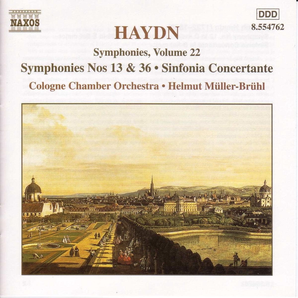 Cologne Chamber Orchestra, Helmut Müller-Brühl - Haydn: Symphonies Volume 22 (CD)