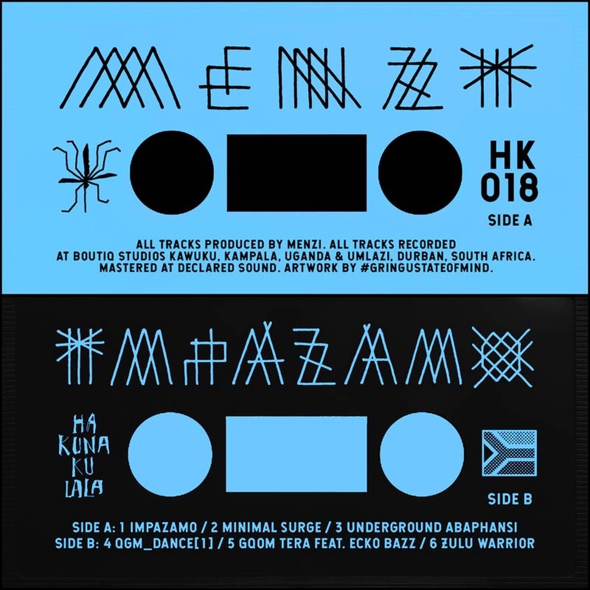 Menzi - Impazamo (12" Single) (Limited Edition)