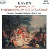Haydn: Symphonies Vol 25 - nos 70, 71 & 73 "La Chasse" / Drahos et al