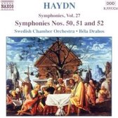 Swedish Chamber Orchestra - Haydn: Symphonies 55, 51 & 52 (CD)