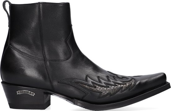 Sendra 12185p Laarzen - Leer - Heren - Zwart - Maat 41 | bol.com