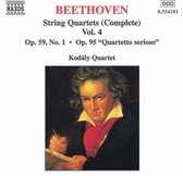 Beethoven:String Qua.Com.Vol.4