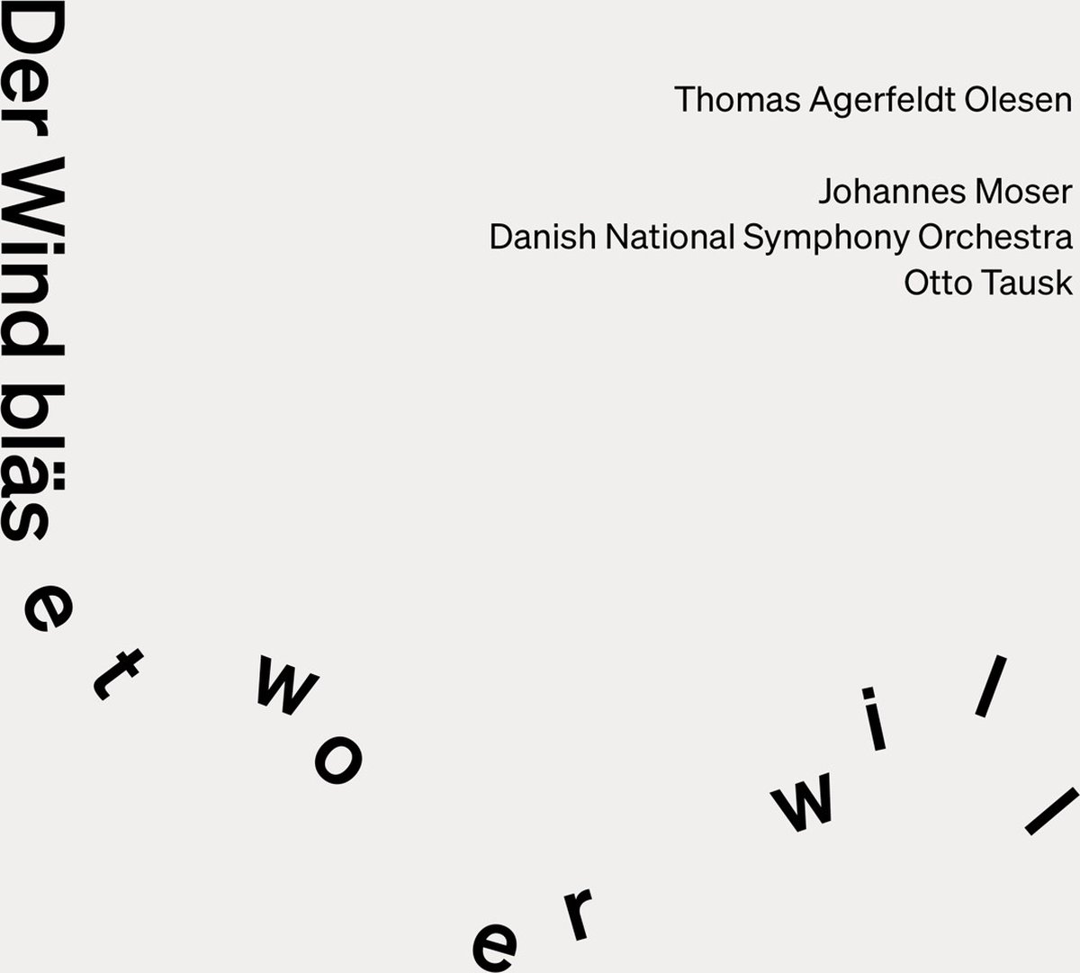 Johannes Moser, DR SymfoniOrkestret, Otto Tausk - Olesen: Die Wind Bläset Wo Er Will (CD)