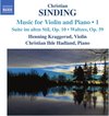 Henning Kraggerud & Christian Ihle Hadland - Sinding: Music For Violin & Piano Volume 1 (CD)