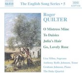 Lisa Milne, Anthony Rolfe Johnson, Graham Johnson, Duke Quartet - Quilter: English Songs 5 (CD)