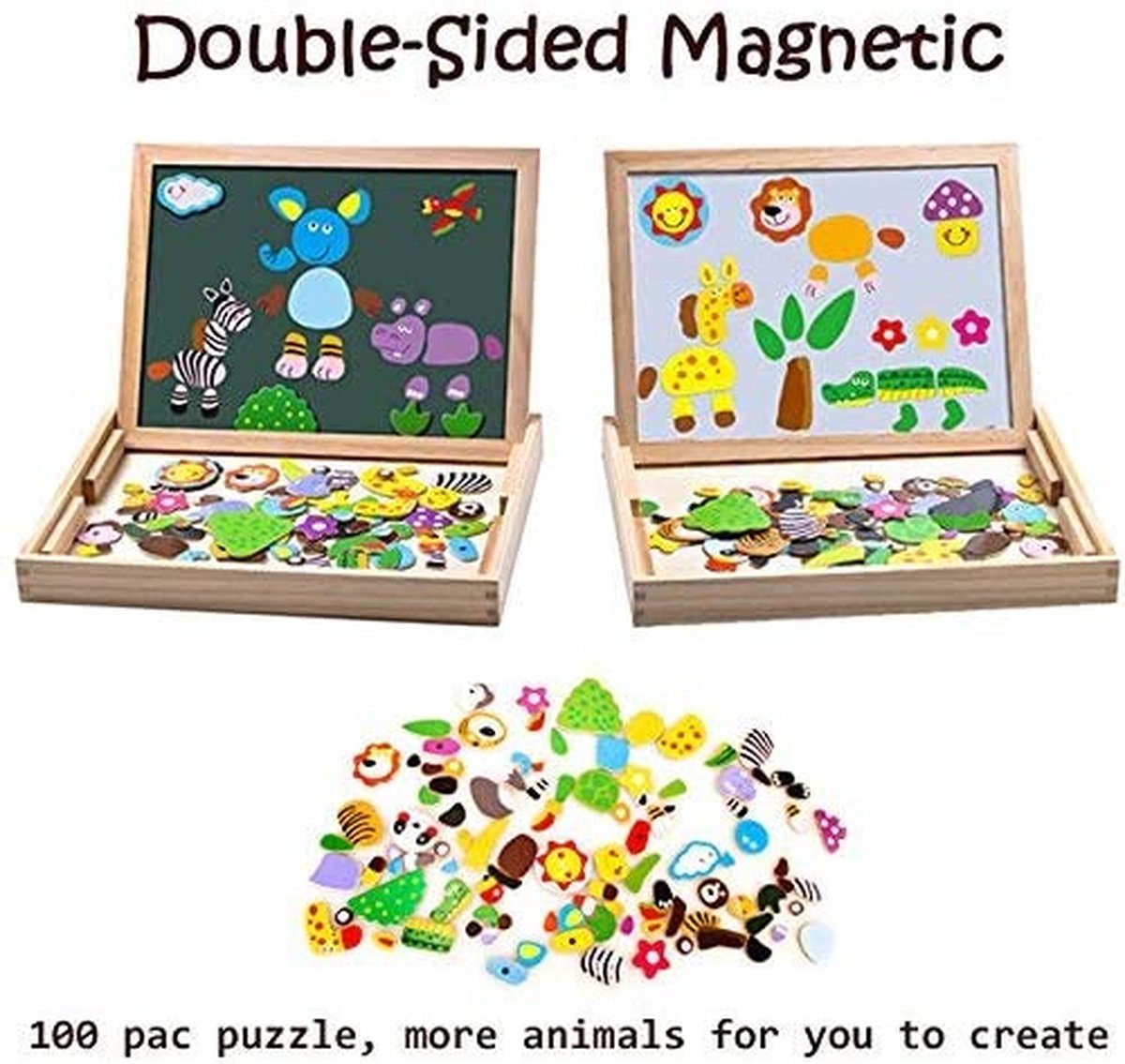 COOLJOY Magnétique Puzzle Jouet Enfant 2 3 Ans - Eux Enfant pour