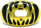 Battle Sports Science Predator Chrome Gold Black Oxygen Lip Protector Mouthguard