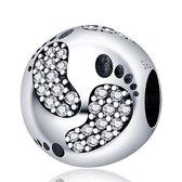 Romystones  |  Zilveren Bedel Voetjes |  Baby | Sieraad Jongen | Sterling zilver 925 | Beads Kerst - Sinterklaas Cadeau  Tip | Past op je Pandora armband