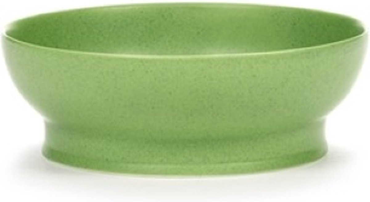 Serax Ann Demeulemeester Ra hoog bord D16cm green