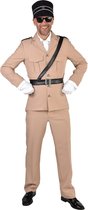 Magic By Freddy's - Politie & Detective Kostuum - Marechaussee Van Saint Trope - Man - wit / beige - Large - Carnavalskleding - Verkleedkleding