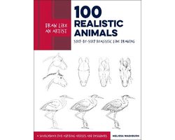 Omslag van Draw Like an Artist: 100 Realistic Animals