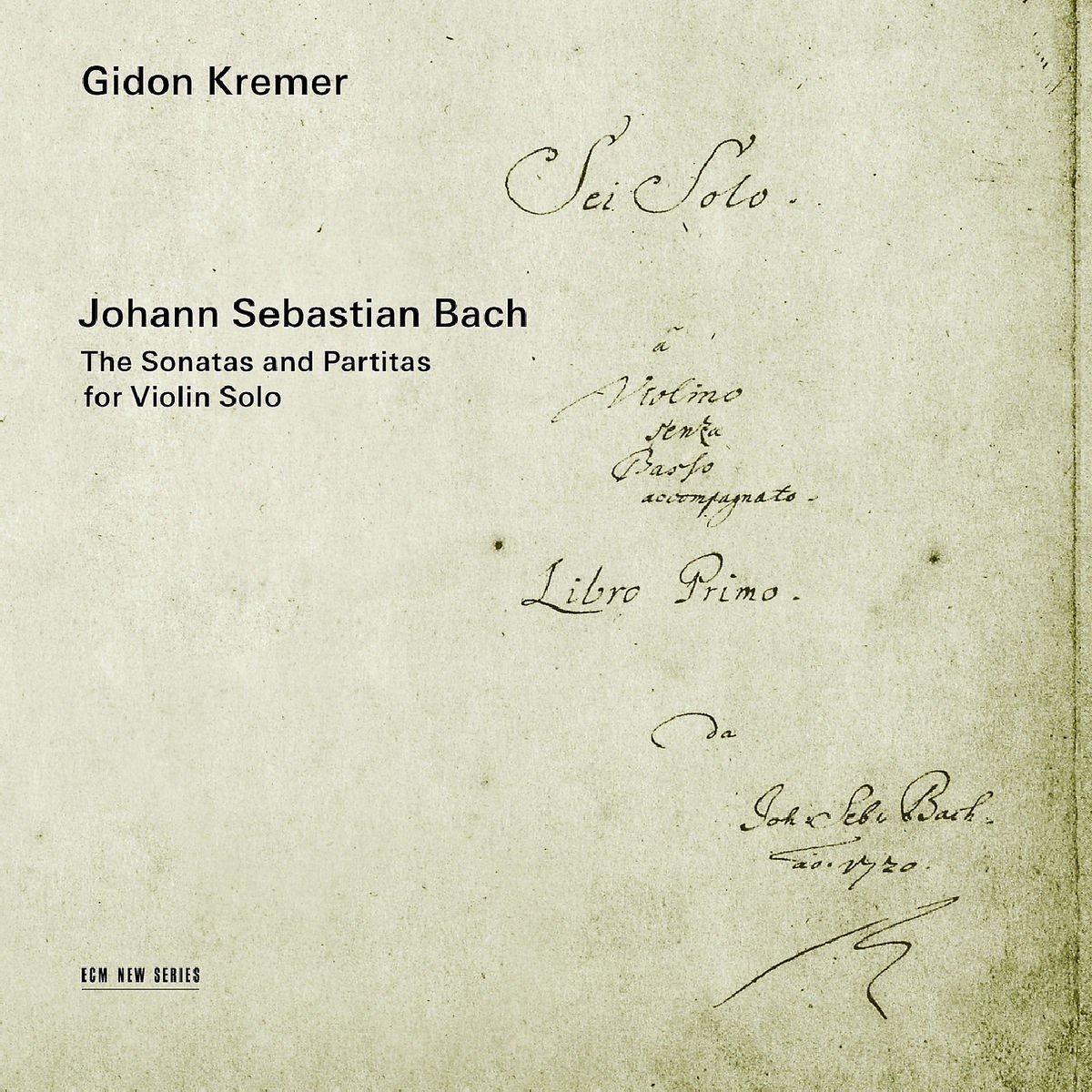 Gidon Kremer - J.S. Bach: Sonatas And Partitas For Violin Solo (2 CD)