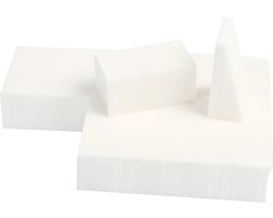 Make-up Studio Sliced Sponge Block Scheursponsjes White - 40 Stuks