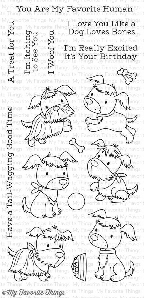 Puppy Pals Clear Stamps (CS-217)