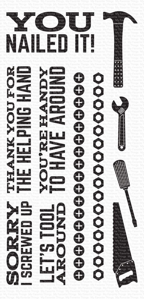 Let's Tool Around Clear Stamps (CS-479)