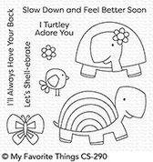 Too-Cute Turtles Clear Stamps (CS-290)