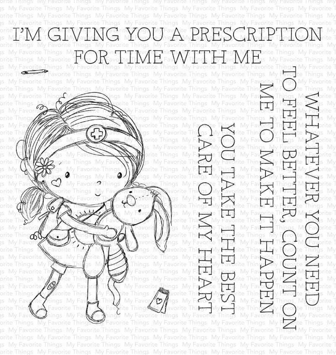 Care of My Heart Clear Stamps (RAM-006)