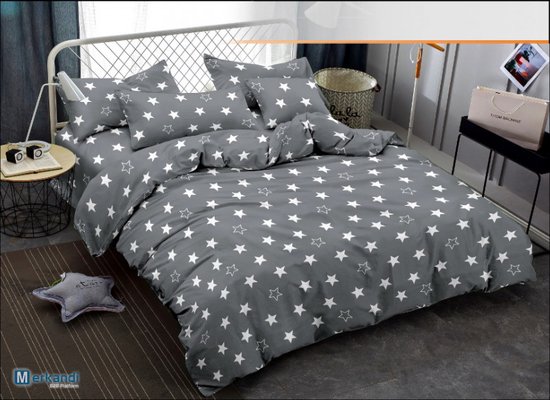 Dreamzie Dekbedovertrek 200x200 cm met 2 kussenslopen 80x80 cm - Blauw - 200x200 volwassen bedset van 100 procent microvezel - gecertificeerd vrij van chemicaliën (Oeko TEX