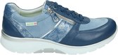 Mephisto IZAE EM SANO - Volwassenen Lage sneakers - Kleur: Blauw - Maat: 42.5