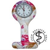 Jouw medische shop - nurse watch - verpleegsterhorloge - zusterhorloge - verpleegster horloge - horloge - siliconen - Vlinder