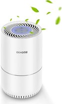 i@Home Luchtreiniger met H13 HEPA actieve koolfilter, tot 20 m², 99,97% filtervermogen, luchtreiniger voor stof, pollen en dierenharen [Energieklasse A+]