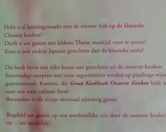 Groot kookboek Oosterse keuken, Hajo Geurink | 9789058433909 | Boeken | bol