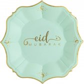 Eid Mubarak bordjes mintgroen