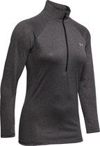 Under Armour Tech 1/2 Zip - Solid Dames Sporttrui - Maat XL