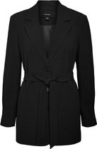 Vero Moda Blazer Vmhunter L/s Belted Blazer Tlr Ga 10260063 Black Dames Maat - 42