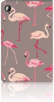 Mobiel Case Samsung Galaxy Tab A8 2021 Cover met Standaard Flamingo