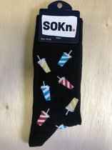 SOKn. trendy sokken MILKSHAKE  maat 40-46 (ook leuk om kado te geven !)