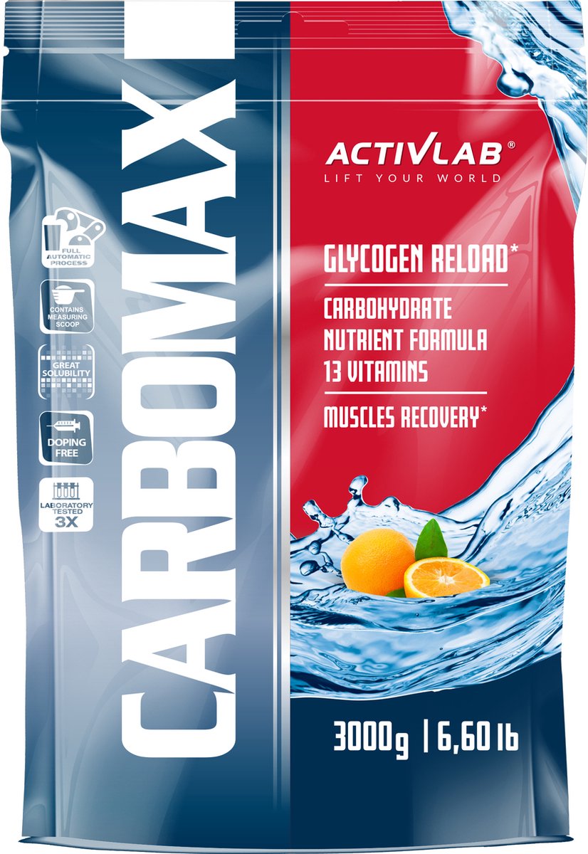 Goedkoopste CarboMax Energy Power 3000gr Orange