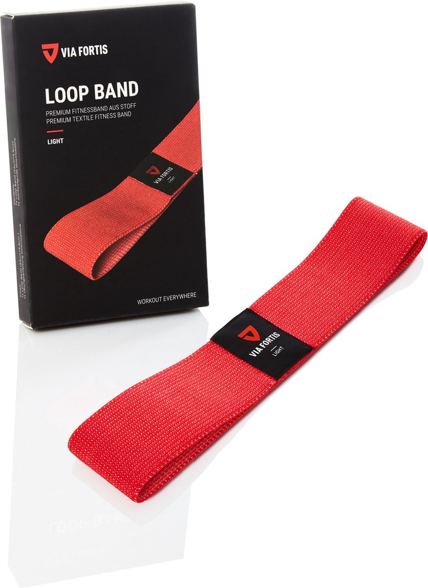 Stoff Loop Band LIGHT Red